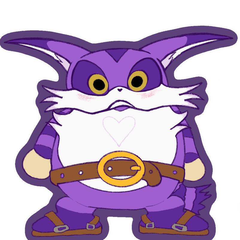 Big the cat sticker Big the cat sticker